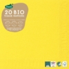 Kép 2/2 - Bio Tissue Szalvéta, sárga, 33 x 33 cm, 3-rétegű