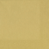 Kép 1/2 - Tissue Szalvéta, arany, 33 x 33 cm, 3-rétegű