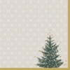 Kép 1/3 - Dunisoft® textil hatású Szalvéta, karácsonyi, fenyőfa mintás, 40 x 40 cm