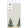 Kép 4/4 - Dunicel® textil hatású papír Asztalterítő, karácsonyi, fenyőfa mintás, 138 x 220 cm
