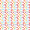 Kép 1/3 - Paper+Design Tissue Szalvéta, Színes szív mintás, 33 x 33 cm, 3-rétegű