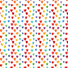 Kép 1/2 - Paper+Design Tissue Szalvéta, Színes szív mintás, 24 x 24 cm, 3-rétegű