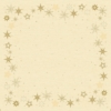 Kép 1/2 - Dunicel® Asztalközép karácsonyi krém színű, csillag mintás, 84 x 84 cm