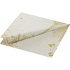 Kép 2/2 - Duni® Tissue Szalvéta, krém-arany pezsgős, koccintós mintás, 33 x 33 cm, 1/4 hajtású, 3-rétegű, 50 db/csomag