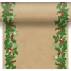 Kép 1/2 - Dunicel® Asztali futó 3in1 piros bogyó karácsonyi mintás, 0,4 x 4,8 m
