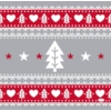 Kép 1/3 - Dunisoft® textil hatású Szalvéta, karácsonyi mintás, 40 x 40 cm