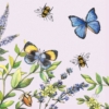 Kép 1/2 - Tissue Szalvéta, méhecske, pillangó, virág, mintás, 33 x 33 cm, 3-étegű