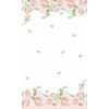 Kép 1/2 - Dunicel® textil hatású Asztalterítő, rózsaszín rózsa mintás, 138 x 220 cm, nem vízálló