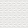 Kép 1/3 - Paper+Design Tissue Szalvéta, Hal szimbólum, Kereszténység szimbóluma halak mintázat, 33 x 33 cm, 3-rétegű