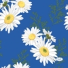 Kép 1/2 - Duni® Tissue Szalvéta, kék színű, kamilla virág mintás, 24 x 24 cm, 1/4 hajtású, 3-rétegű, 20 db/csomag