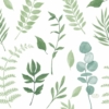 Kép 1/2 - Duni® Tissue Szalvéta, zöld levelek mintás, 33 x 33 cm, 1/4 hajtású, 3-rétegű, 20 db/csomag