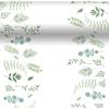 Kép 1/2 - Dunicel® Asztali futó, 3in1 zöld levelek mintás, 0,40 x 4,8 m, nem vízálló