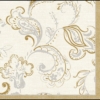 Kép 1/3 - Dunisoft® textil hatású Szalvéta, krém-arany mintás, 40 x 40 cm, 1/4 hajtású, 12 db/csomag