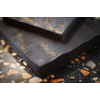 Kép 3/3 - Duni® Tissue Szalvéta, fekete, arany-ezüst pötty mintás, 33 x 33 cm, 1/4 hajtású, 3-rétegű, 50 db/csomag