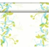 Kép 1/2 - Dunicel® textil hatású Asztali futó, kiwi-kék levelek mintás, nagy kiszerelésű 0,4 x 24 m