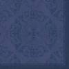 Kép 1/2 - Dunilin® textil hatású Szalvéta, sötétkék Opulent mintás, 40 x 40 cm, 1/4 hajtású, 45 db/csomag