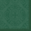 Kép 1/2 - Dunilin® textil hatású Szalvéta, sötétzöld Opulent mintás, 40 x 40 cm, 1/4 hajtású, 45 db/csomag