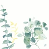 Kép 1/3 - Dunisoft® textil hatású Szalvéta, levél mintás, 40 x 40 cm, 1/4 hajtású, 60 db/csomag