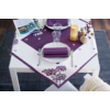 Kép 2/2 - Dunisoft® textil hatású lila színű Szalvéta, 40 x 40 cm