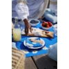 Kép 2/2 - Dunicel® Asztali futó, 3in1 kék színű, kamilla virág mintás, 0,40 x 4,8 m, nem vízálló