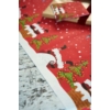 Kép 2/2 - Paper+Design Dunicel® Asztali futó, karácsonyi, mikulás mintás, piros, 0,4 x 4,8 m