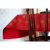 Kép 3/4 - Dunicel® textil hatású papír Asztalterítő, piros karácsonyi mintás, 118 x 180 cm
