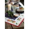 Kép 2/2 - Dunicel® Asztalközép, karácsonyi, téli életkép mintás, 84 x 84 cm