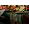 Kép 2/2 - Dunicel® 3in1 Asztali futó, karácsonyi virág és kocka mintás, 0,4 x 4,8 m