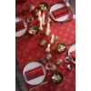Kép 3/3 - Dunicel® textil hatású papír Asztalterítő piros karácsonyi mintás, 138 x 220 cm