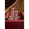 Kép 2/2 - Dunicel® Asztali futó 3in1 bordó-arany karácsonyi mintás, 0,4 x 4,8 m