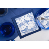 Kép 2/3 - Paper+Design Tissue Szalvéta, Porcelán kék festés mintás, 33 x 33 cm, 3-rétegű