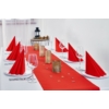 Kép 3/3 - Dunicel® Asztali futó 3in1 piros, 0,4 x 4,8 m
