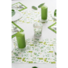 Kép 2/3 - Paper+Design Asztali futó, Zöld levél mintás, 0,25 x 4 m méretű, 1 rétegű