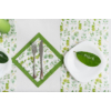 Kép 2/3 - Paper+Design Tissue Szalvéta, Zöld levelek mintázatú, 33 x 33 cm, 3-rétegű
