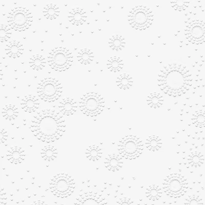 Paper+Design Tissue Szalvéta, dombornyomott, fehér színű, 24 x 24 cm, 3-rétegű