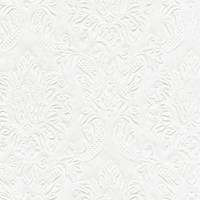 Paper+Design Tissue Szalvéta, dombornyomott, fehér, 24 x 24 cm, 3-rétegű