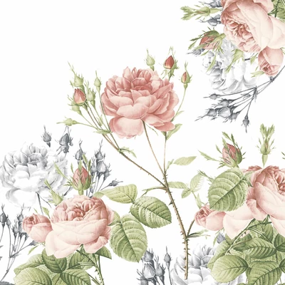 Dunisoft® Szalvéta textil hatású, mintás, 40 x 40 cm