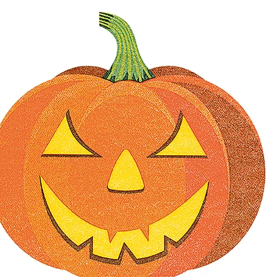 Paper+Design ® Halloween tök forma Szalvéta, 33 cm