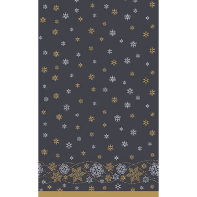 Dunicel® Asztalterítő karácsonyi, hópehely mintás, 138 x 220 cm