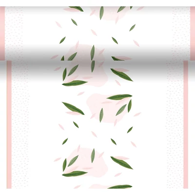 Dunicel® Asztali futó levél mintás, 0,4 x 4,8 m