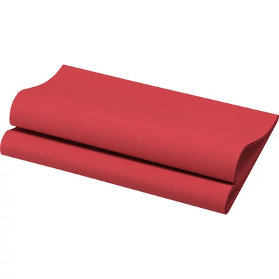 Bio Dunisoft® textil hatású Szalvéta, bordó színű, 40 x 40 cm, 1/4 hajtású, 60 db/csomag