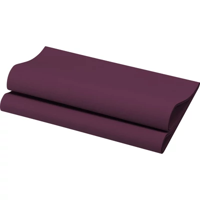 Bio Dunisoft® textil hatású Szalvéta, lila színű, 40 x 40 cm, 1/4 hajtású, 60 db/csomag