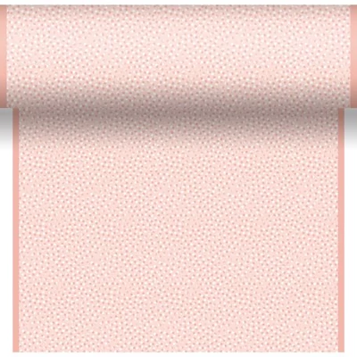 Dunicel® Asztali futó, 3in1 pont mintás, rózsaszín-púder színű, 0,40 x 4,8 m, nem vízálló