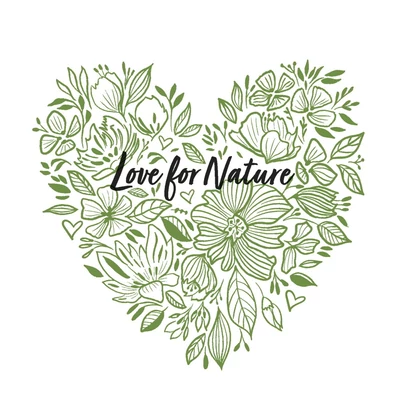 Paper+Design Bio Tissue Szalvéta, Love for Nature mintás, 33 x 33 cm, 1/4 hajtású, 3-rétegű, 20 db/csomag