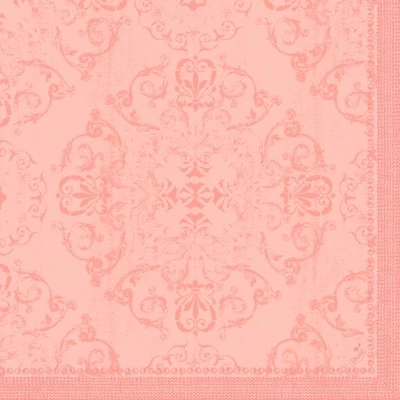 Dunilin® textil hatású Szalvéta, rózsaszín Opulent mintás, 40 x 40 cm, 1/4 hajtású, 45 db/csomag
