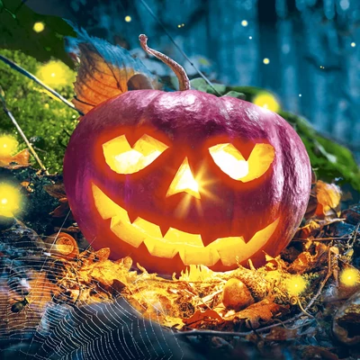 Paper+Design Tissue Szalvéta, halloween tök éjjel mintás, 33 x 33 cm, 1/4 hajtású, 3-rétegű, 20 db/csomag