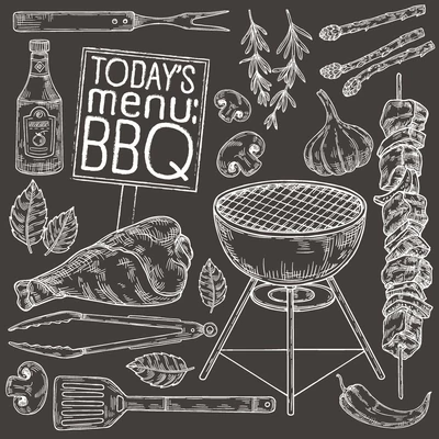 Paper+Design® Tissue Szalvéta, BBQ mintás, 33 x 33 cm, 1/4 hajtású, 3-rétegű, 20 db/csomag