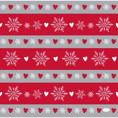 Bio Dunisoft® textil hatású Szalvéta, karácsonyi mintás, 40 x 40 cm, 1/4 hajtású, 12 db/csomag