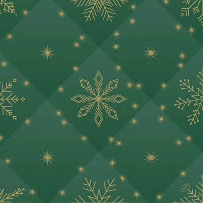 Bio Dunisoft® textil hatású Szalvéta, zöld-arany karácsonyi mintás, 40 x 40 cm, 1/4 hajtású, 60 db/csomag