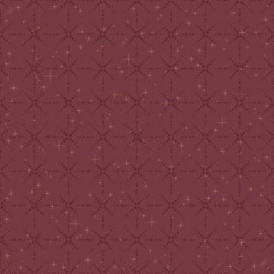 Bio Dunisoft® textil hatású Szalvéta, bordó-arany karácsonyi mintás, 40 x 40 cm, 1/4 hajtású, 12 db/csomag